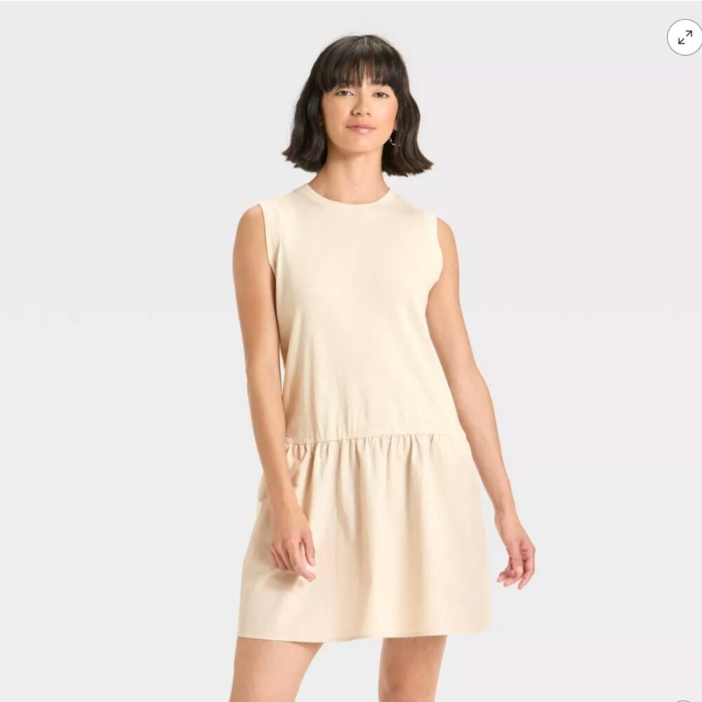 Universal Thread Cream Mini Dress